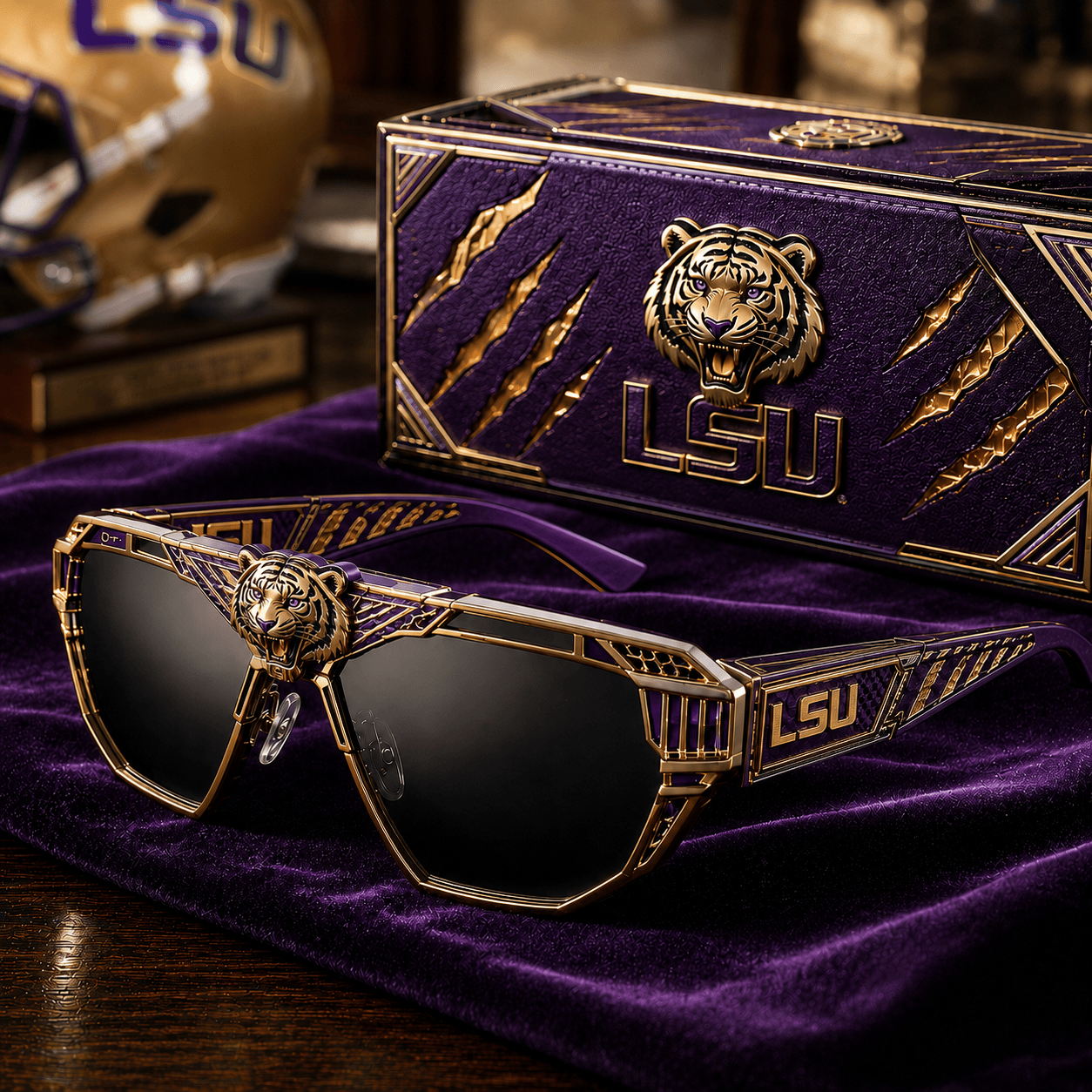 PREMIUM LSU UNISEX SUNGLASSES PDL