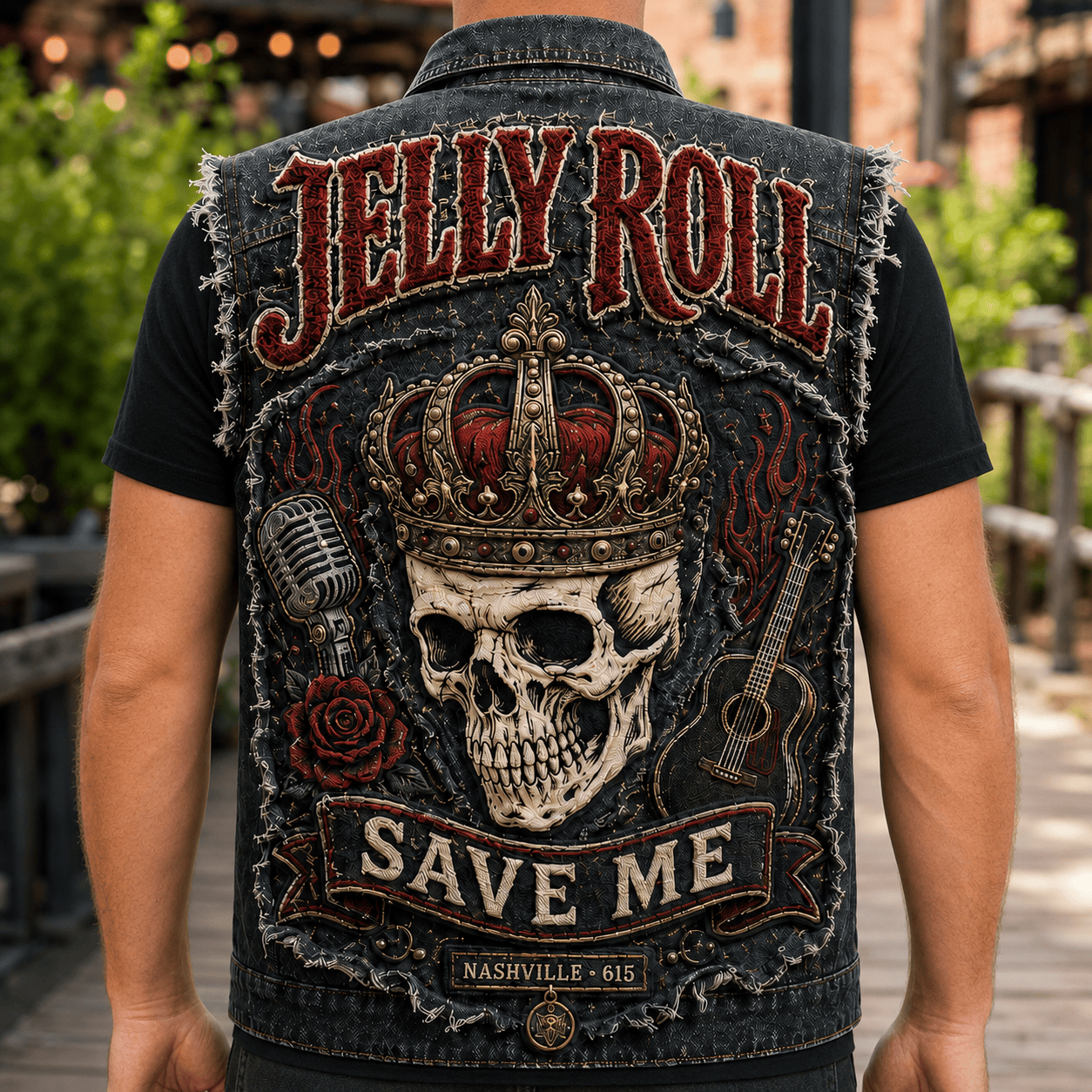 JLR PREMIUM DENIM VEST NTVA