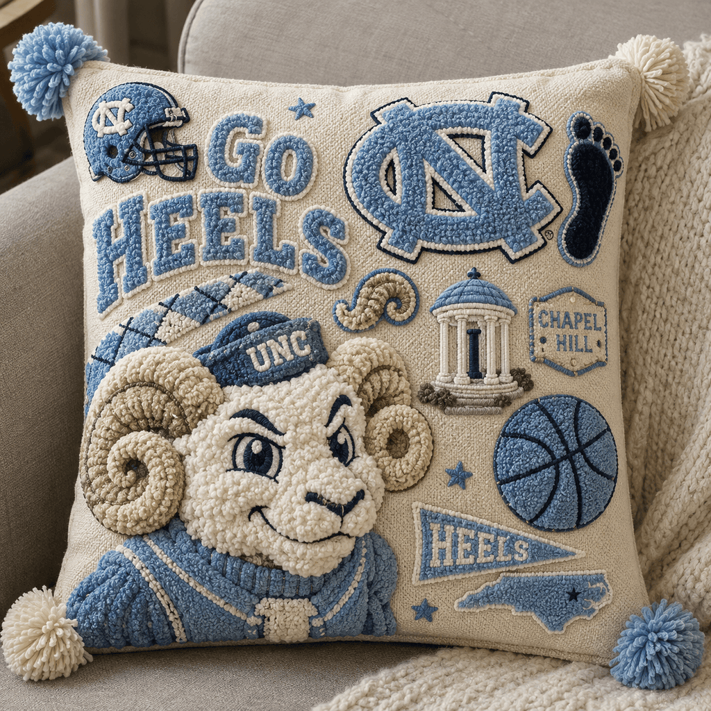 UNC Tufted Sofa Cover & Pillow Set HTTT
