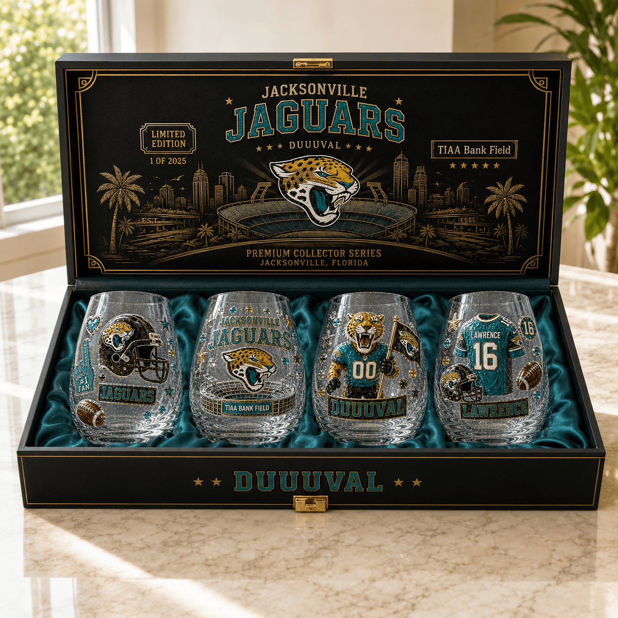 Premium JSVJ Stemless Wine Glass Set BMD
