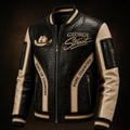 Premium GGST Leather Zipper Jacket PVNA