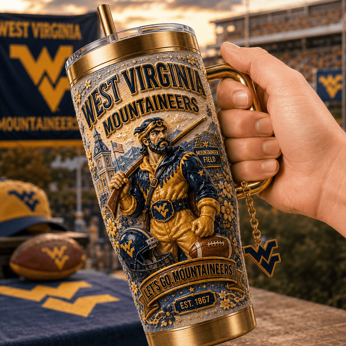 WVM 40oz Tumbler With Handle TTNL