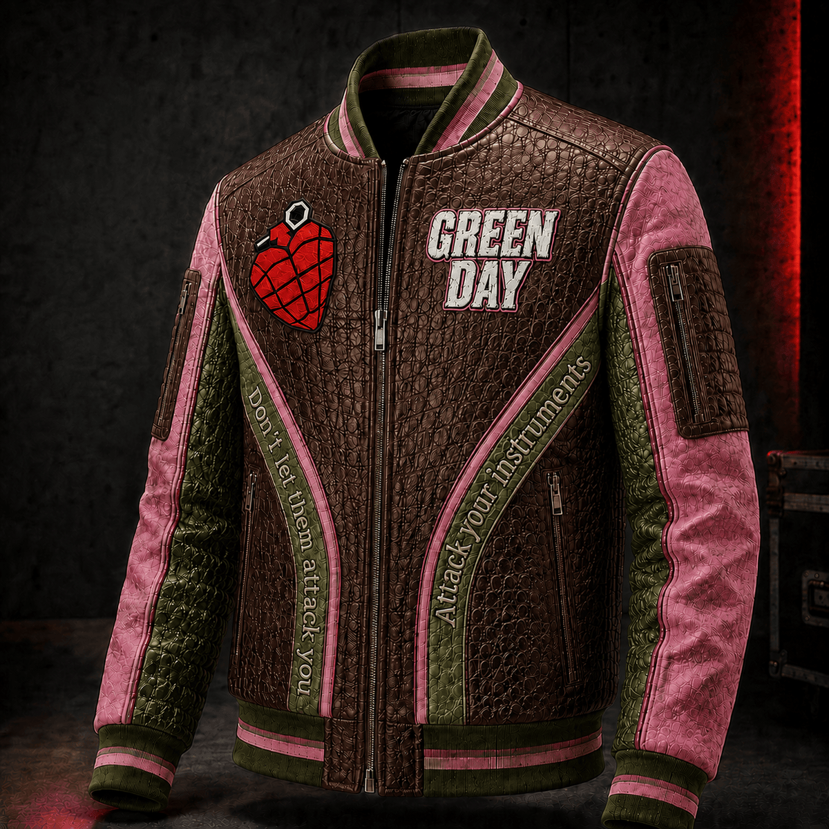 Premium GRD Leather Zipper Jacket PVNA