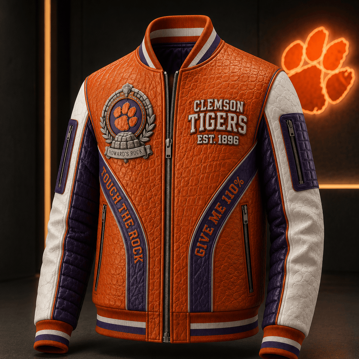 Premium CTFB Leather Zipper Jacket TTMH